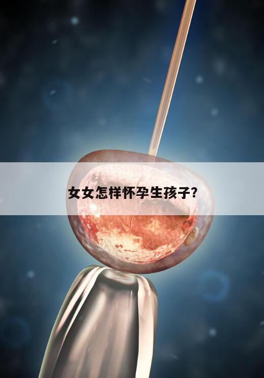 女女怎样怀孕生孩子？