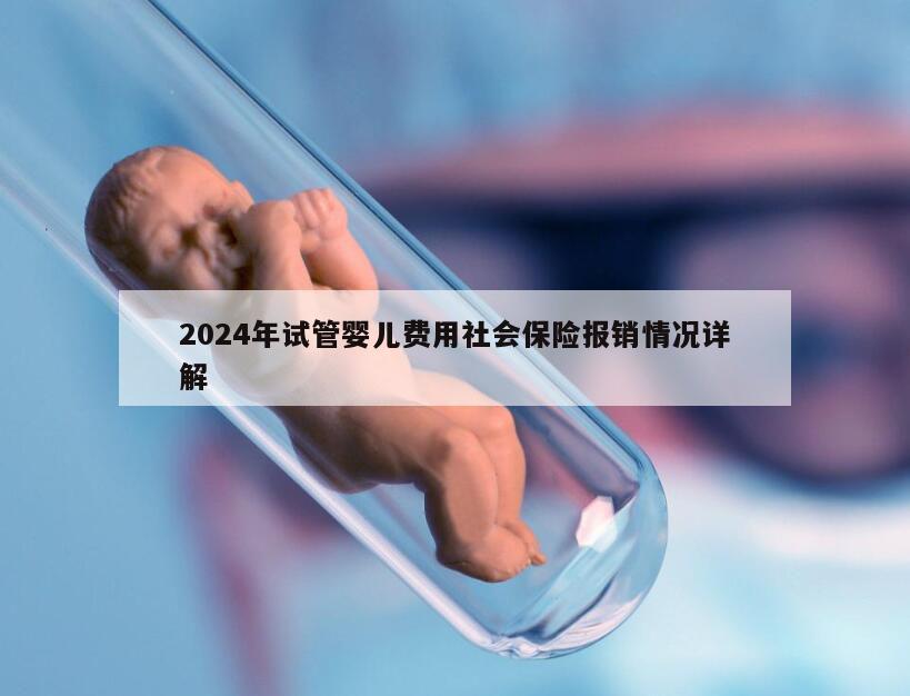 2024年试管婴儿费用社会保险报销情况详解