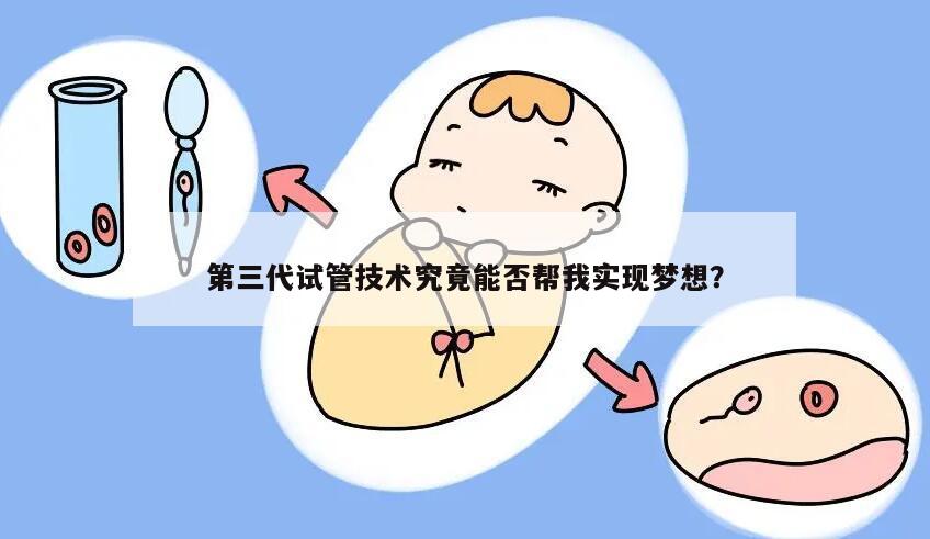 第三代试管技术究竟能否帮我实现梦想？