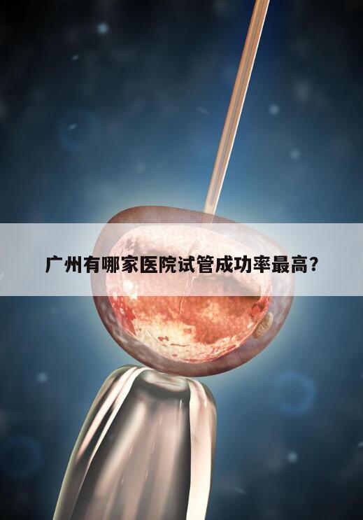 广州有哪家医院试管成功率最高？