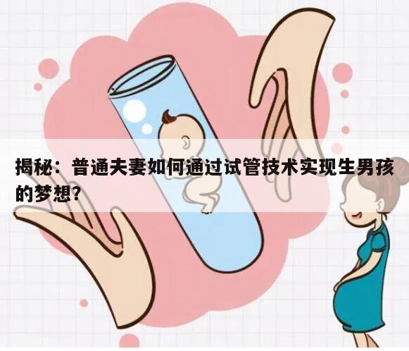 揭秘：普通夫妻如何通过试管技术实现生男孩的梦想？